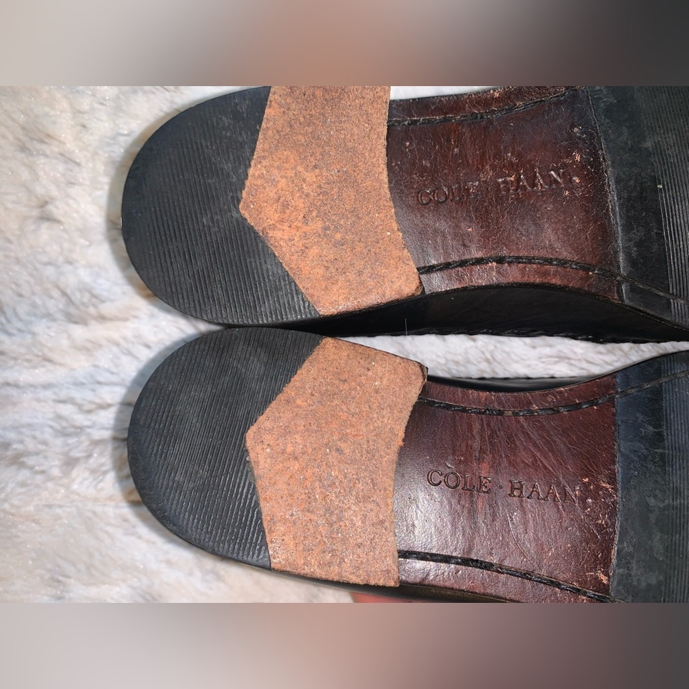 Vintage? Women’s Cole Haan Brown & Black Leather Loafers - Picture 15 of 16